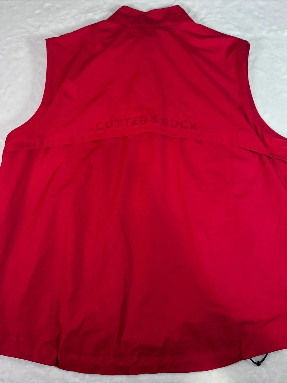 Cutter & Buck Beloit Snappers Baseball Vest Men’s XL Red Full Zip Windbreaker